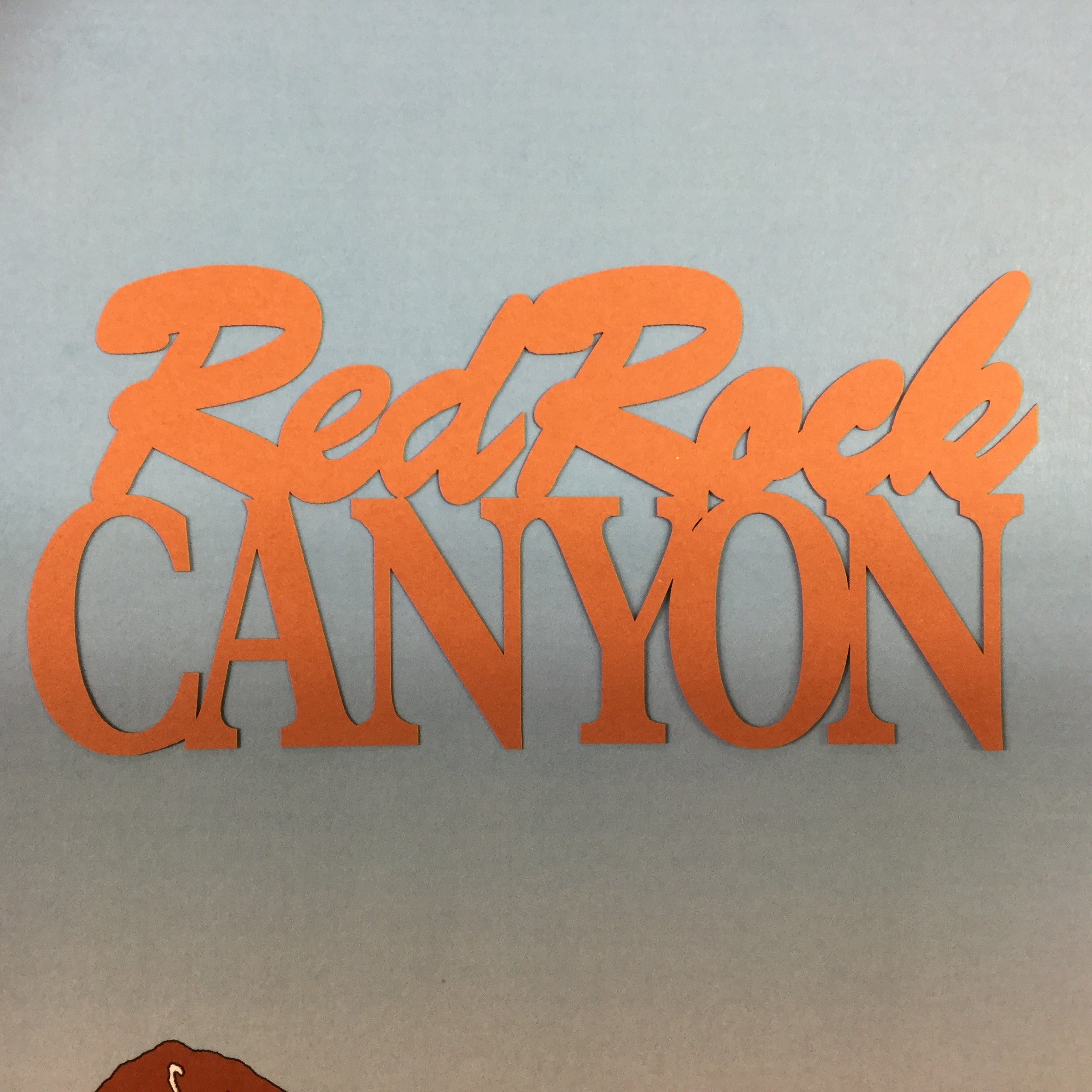 9114C3FF-8148-4EAC-8A7F-3C25711A68D5.jpg Laser Cut RED ROCK CANYON Die Cut - Image 1