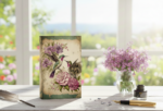 Soft Leather HUMMINGBIRD Journal Notebook Vintage Blank A7 - Image 3
