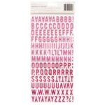 Bo Bunny COUNT WAYS Glitter Foam Letter Stickers