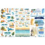 49 and Market BEACH VIBES Rub-On Transfers - Image 3