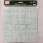 My Little Shoebox Photo Safe Chipboard Alphabet 75pc