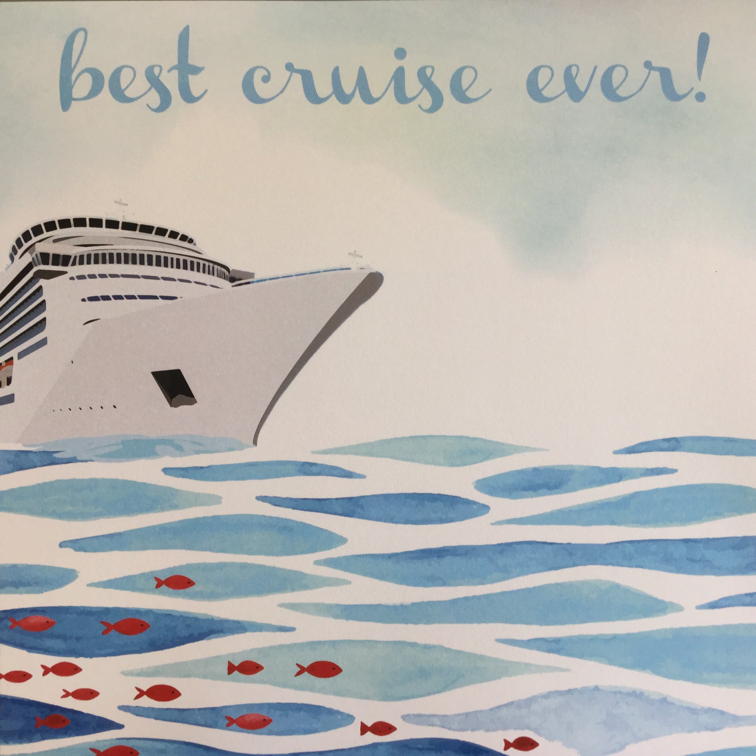 94111A16-619F-469F-96FB-07033DD47098.jpeg BEST CRUISE EVER 12"X12" Scrapbook Customs Travel Vacation Paper - Image 1