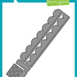 Lawn Fawn Cuts ROOFTOP BORDER Custom Craft Dies 4pc