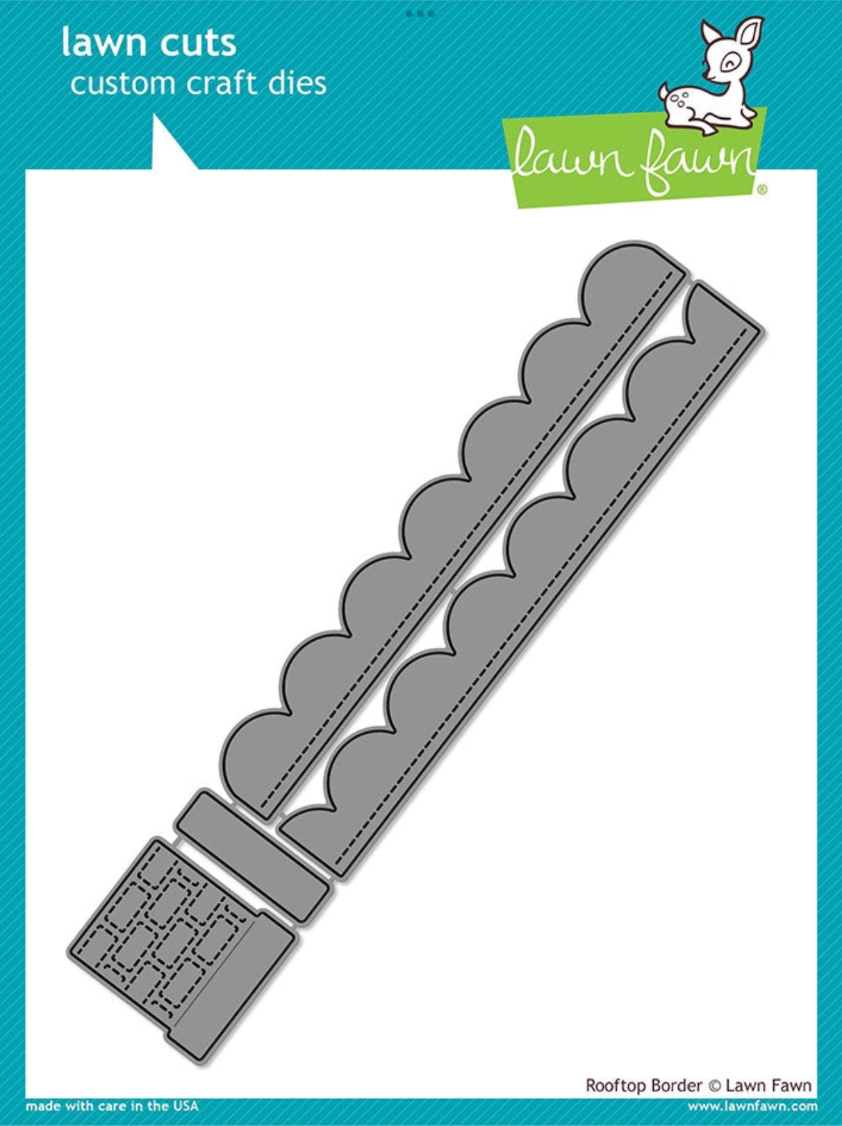 941C049E-E07F-40B2-8391-7677A8E7E9ED.jpg Lawn Fawn Cuts ROOFTOP BORDER Custom Craft Dies 4pc - Image 1