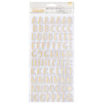 THICKERS WHERE TO NEXT Gold Foil Chipboard Letter Stickers