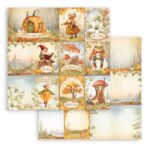 Stamperia Romantic WHISPERING WOODS 12"X12" Scrapbook Paper Pad - Image 11
