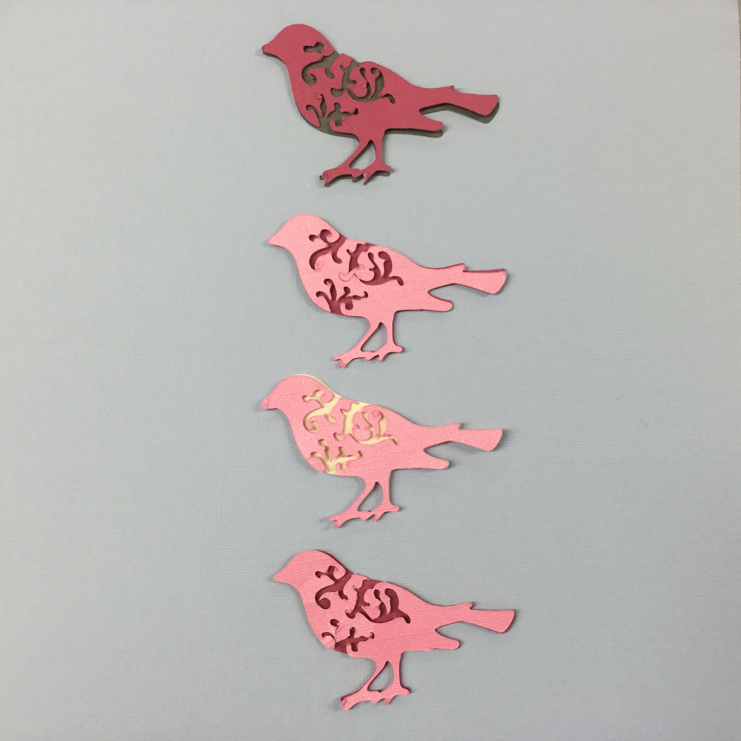 952AB8A1-87FE-4D53-9682-DA3B8F921F08.jpeg BIRDS 3D Scrapbook Die Cut Embellishment - Image 1
