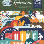 Echo Park Into The Wild EPHEMERA Die Cuts 33pc