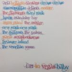 Las Vegas HOTELS & CASINOS Names 12"x12" Scrapbook Paper - Image 7