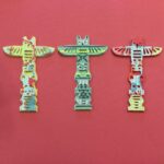 TOTEM POLE Camping Scrapbook Die Cuts