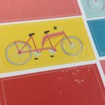 American Crafts Shoreline SANTA MONICA 12"X12" Bike Paper - Image 3