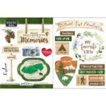 Scrapbooksrus GREAT SMOKY MOUNTAINS KIT 12"x12" Scrapbook Paper Stickers 5pc - Image 8