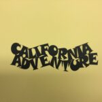 CALIFORNIA ADVENTURE Laser Scrapbook DieCuts
