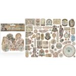 Stamperia SIR VAGABOND Chipboard Die Cuts 60pc