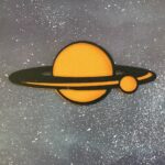 Space PLANET 2pc 3D Die Cut Scrapbook Embellishment - Image 2