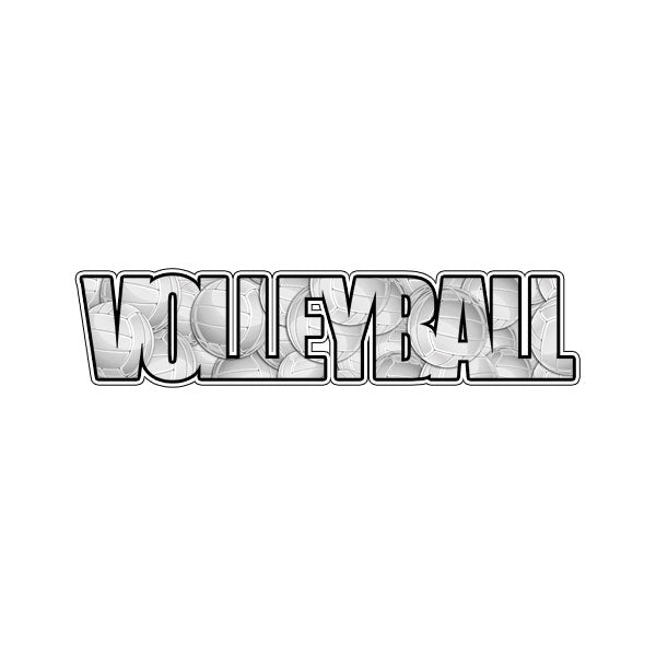 971DFA17-C1C6-4B40-A472-84866CEF8DB6.jpg VOLLEYBALL WORD IMAGE Laser Cut Title 3"X12” 1pc - Image 1