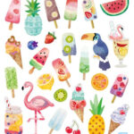 Sticker King SWEET TROPICAL Stickers 27pc