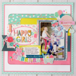 Echo Park IMAGINE THAT GIRL Decorative Brads Chipboard 25pc - Image 3