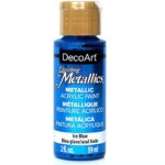 DecoArt Extreme Sheen ICE BLUE Metallic Acrylic Paint 2oz