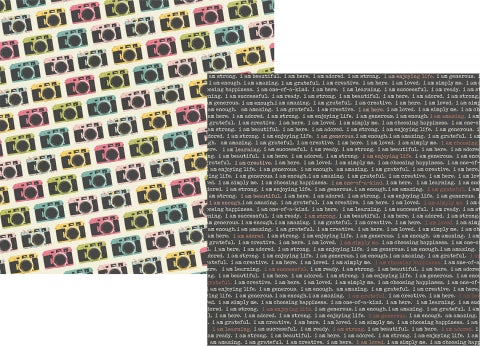 9861F1BB-BCC4-41BF-844F-156895AEFE27.jpeg Simple Stories I Am FOCUSING ON THE GOOD 12x12 Scrapbook Paper - Image 1