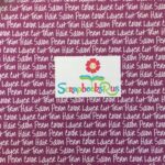 Hair Salon PURPLE PERM COLOR 12x12 Scrapbook Paper