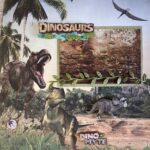 Premade DINOSAURS (2) 12”X12” Scrapbook Pages - Image 2