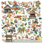 49 and Market BEACH VIBES Laser Cut Elements - Image 2