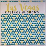 LAS VEGAS Casinos and Shows School Triangles 12X12 Scrapbook Paper