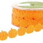 May Arts 1" PUMPKIN RIBBON 1 yard yd