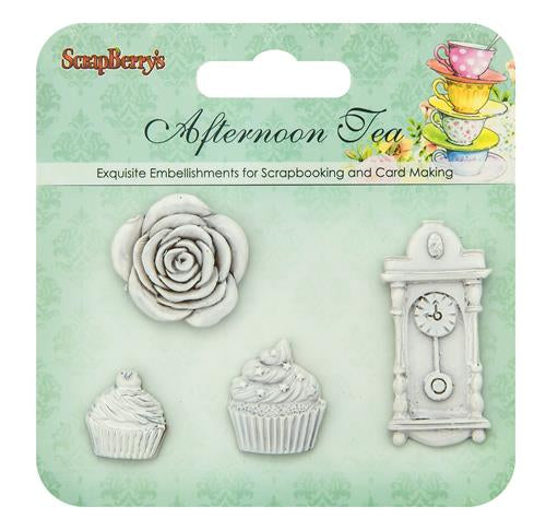 99A06519-B8BB-4821-81BC-25A8CE78603B.jpeg ScrapBerry’’s AFTERNOON TEA Exquisite Embellishments - Image 1