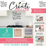 DCWV Create Decor BLESS OUR HOME Stencil