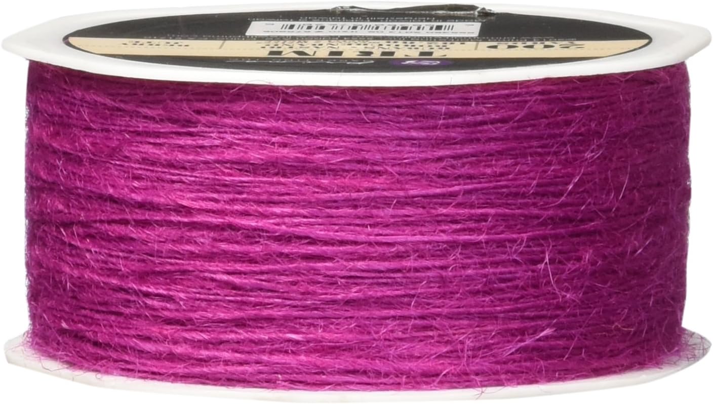 9AF89813-2211-4E1C-9277-A54C36F14659.jpg Prima Trim BERRY JUTE Pink Twine 1 Yard - Image 1