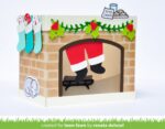 Lawn Fawn Cuts Shadow Box Card FIREPLACE ADD-ON Craft Dies - Image 3