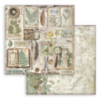 Stamperia HERBARIUM SILVAE 12”X12” Scrapbook Paper Maxi Pad - Image 7