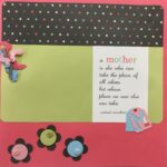 Premade Pages $5.00 MOTHER 12"X12" Scrapbook Pages