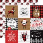 Echo Park LUMBERJACK CHRISTMAS Collection 12"X12" Scrapbook Paper - Image 2