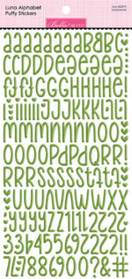 Bella Blvd LUNA ALPHABET Puffy Stickers Letters Numbers - Image 2
