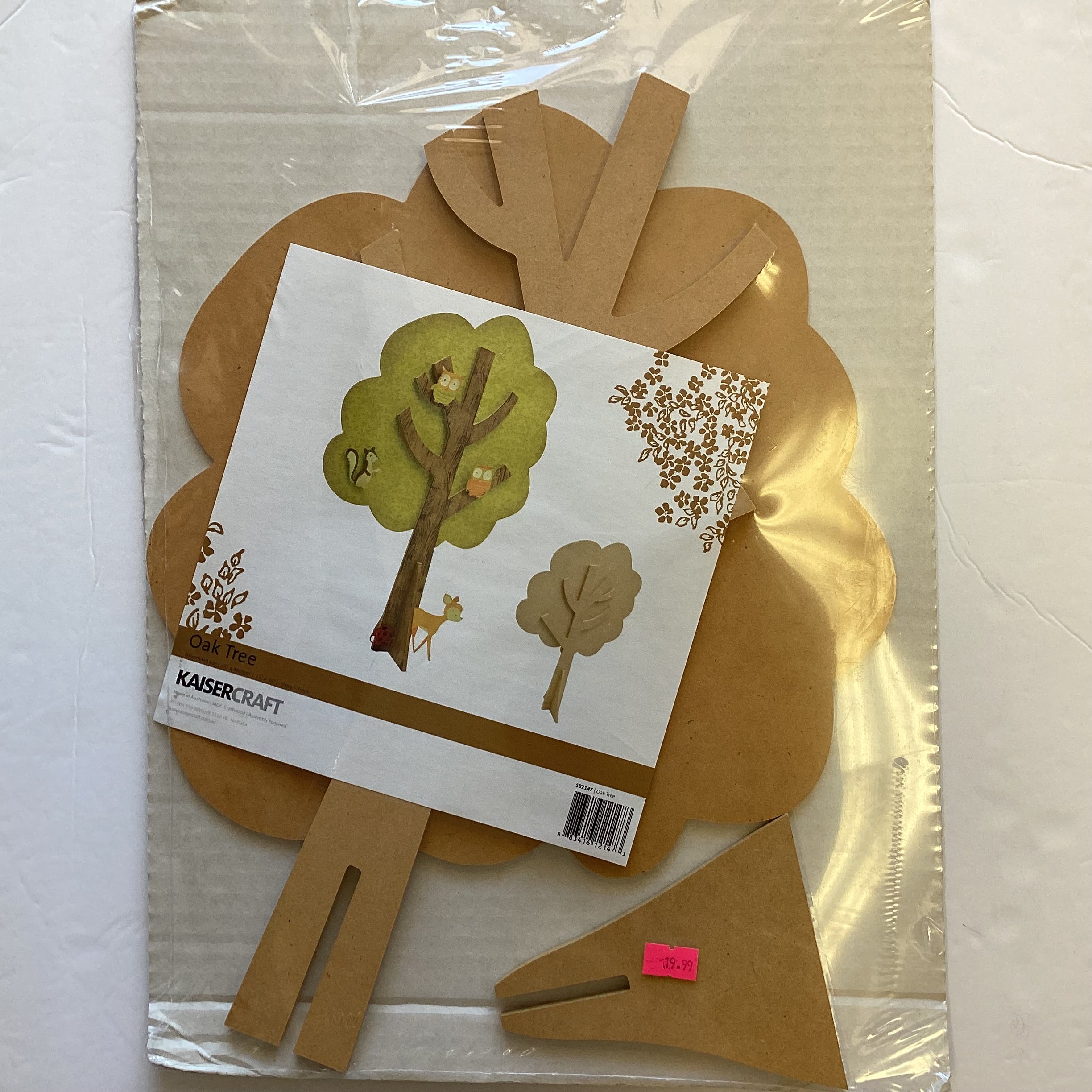 9D9E55C6-D61B-48B6-8F74-F8683939C893.jpg Kaisercraft 3D Wood Home Decor OAK TREE 3pc - Image 1