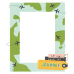 Simple Stories HAPPY TRAVELS Chipboard Frames 6pc - Image 8