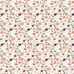 Carta Bella Wine FEELING FINE FLORAL 12"X12" Scrapbook Paper - Image 2