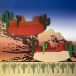 MOUNTAIN CACTUS Red Rock Mt. Charleston Grand Canyon Travel Laser Cut - Image 2
