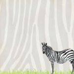Scrapbook Customs SAFARI ZEBRA 12"X12" Scrapbook Paper - Image 2