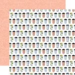 Echo Park COFFEE AND FRIENDS 12”x12” Scrapbook Paper - Image 3