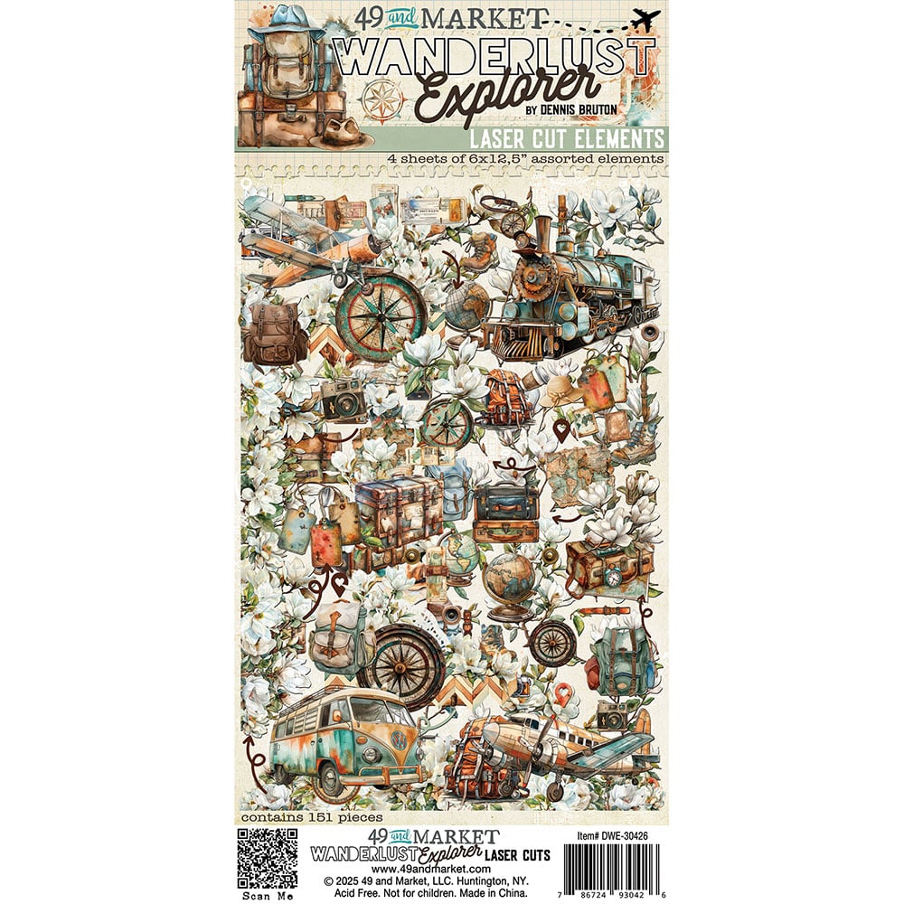 9FD386E9-6F49-4AF0-BAAB-83B533DFD42E.jpg 49 and Market Wanderlust Explorer LASER CUT ELEMENTS - Image 1