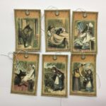 Tags & Ephemera 6pc LITTLE RED RIDING HOOD Set B - Image 3