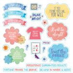 Peter Pauper WHATEVER YOU SAY! A Words and Phrases Sticker Book - Image 4