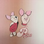 Winnie The Pooh PIGLET Scrapbook Die Cut