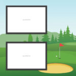 Scrapbook Customs GOLF QUICK PAGES 12"X12" Scrapbook Paper 2pc - Image 6
