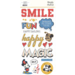 Simple Stories SAY CHEESE CLASSIC MOUSE Foam Stickers 44pc - Image 2