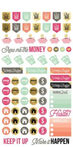 Paper House Life Organized BUDGET WEEKLY PLANNER Sticker Pack - Image 2